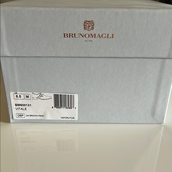 Bruno Magli Men\'s Brown Dress Shoes made in Italy main image 3